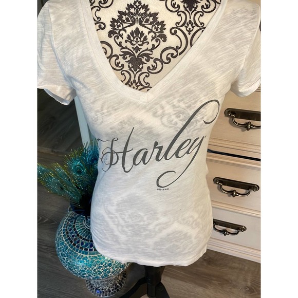 Womens Harley Davidson Alberta Canada graphic shirt - Picture 2 of 7